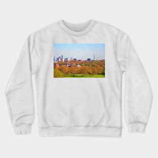 London Skyline Cityscape Primrose Hill Crewneck Sweatshirt